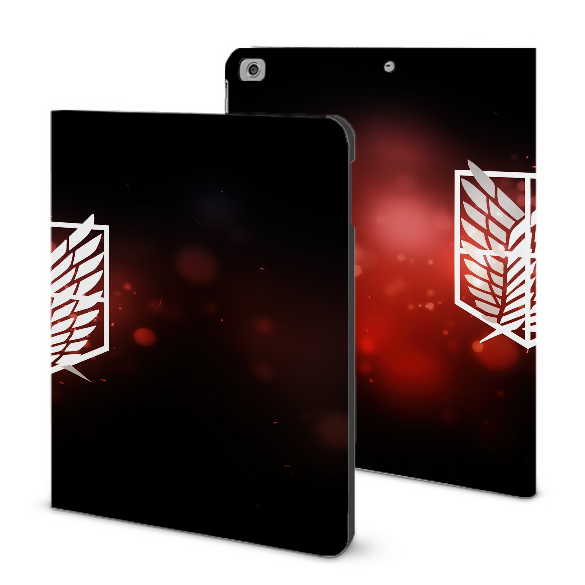 （画像用） 進撃の巨人 Attack on Titan IPad ケース ブック型 PUレザー TPU 耐衝撃 軽量 薄型 ペン収納なし 全面保護 IPad 各モデル対応